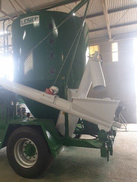 Green Mixer Tank Fram - Shea-Oak Log, SA - Leske Engineering