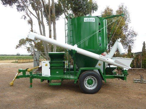 Green Roller Mill Machine Side - Shea-Oak Log, SA - Leske Engineering