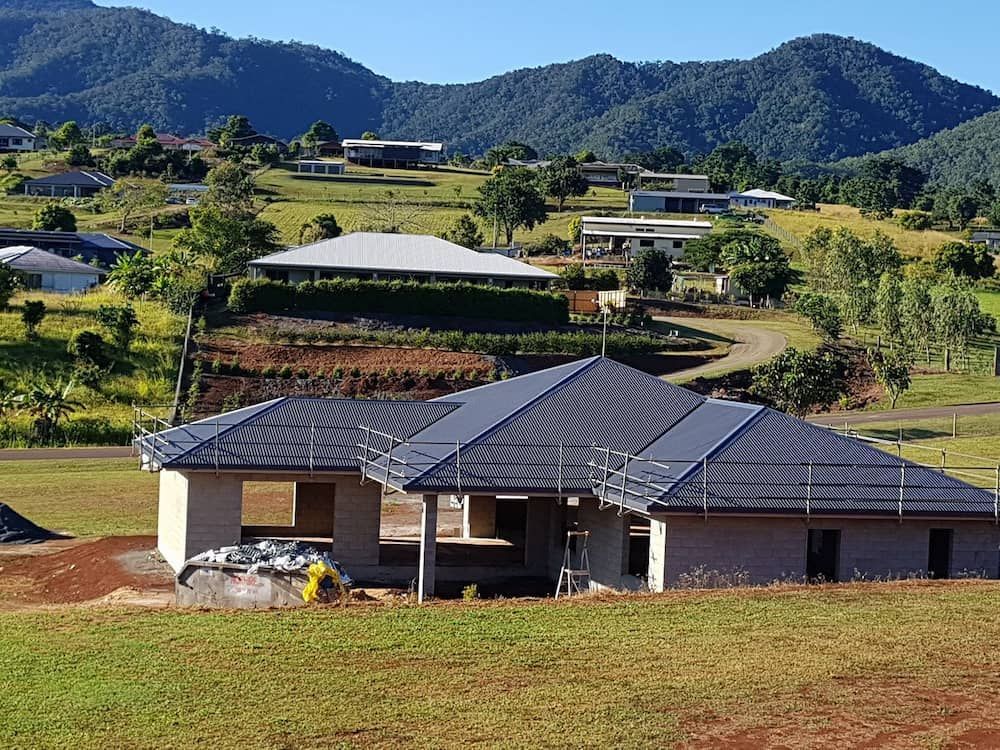 House Under Construction With Gray Roof — Roof 4 U in Alice River, QLD