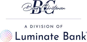 Brad Christensen and Luminate Home Loans Logo