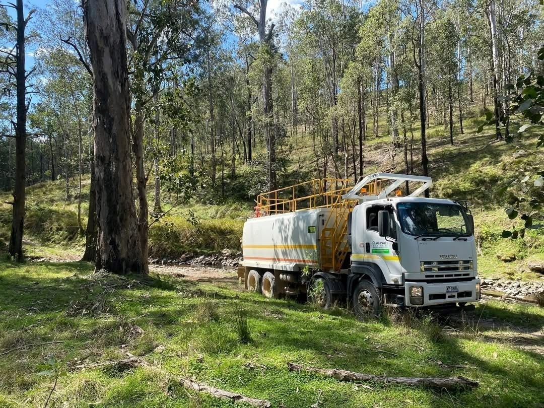 A White Industrial Water Truck — Ovannah Hire In West Kempsey, NSW