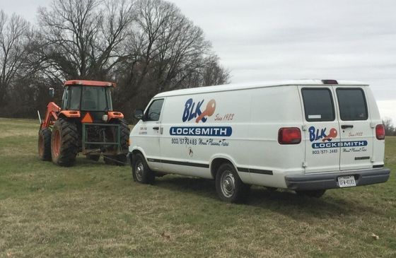 Company Van — Mount Pleasant, TX — BLK Locksmith Company Van — Mount Pleasant, TX — BLK Locksmith