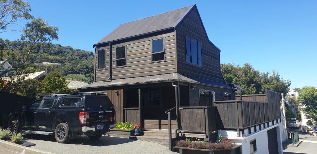 sleek new cladding and extension gives home a new life