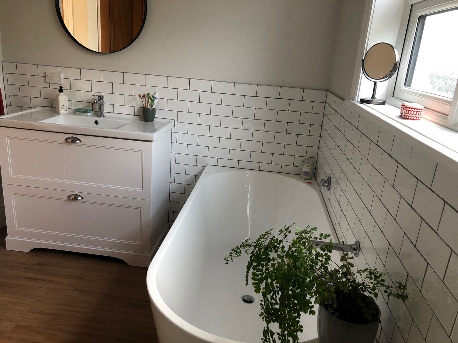 Mid-Range Bathroom Renovation with Bath