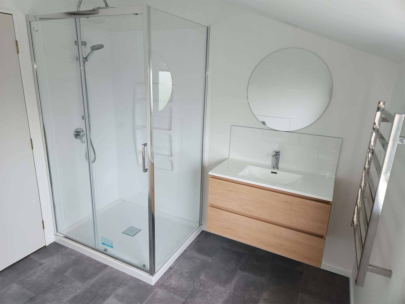 bathroom in attic