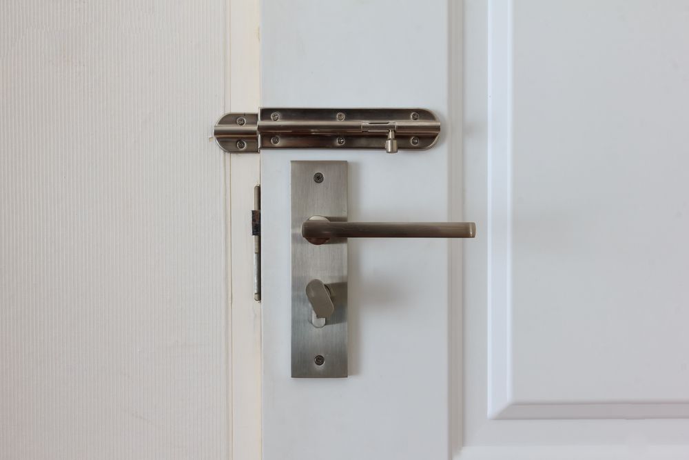 Door Bolt Lock Room In House — New Lock & Safe Services in Camperdown, VIC