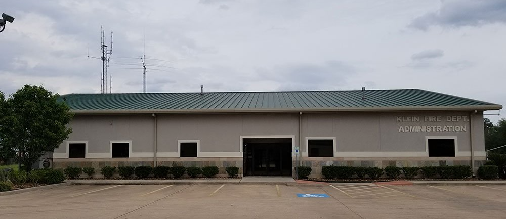 A picture of a Klein fire station