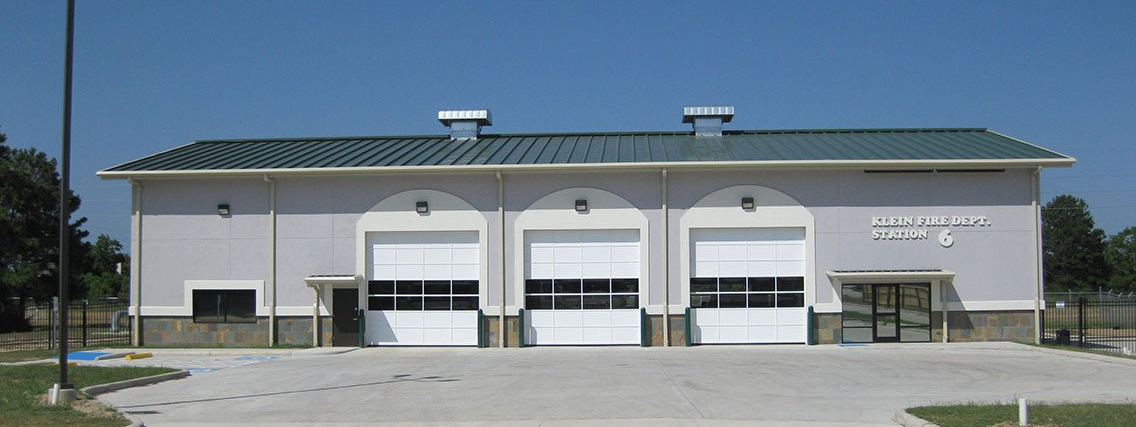 A picture of a Klein fire station