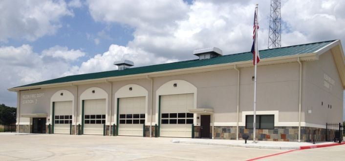 A picture of a Klein fire station