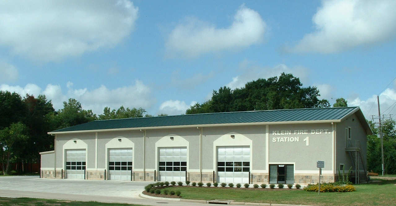 A Klein fire station with the number 4 on it
