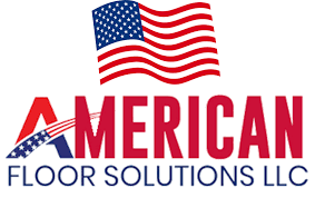 Logo for American Floor Solutions: US flag above the words "AMERICAN FLOOR SOLUTIONS LLC" in red and blue.