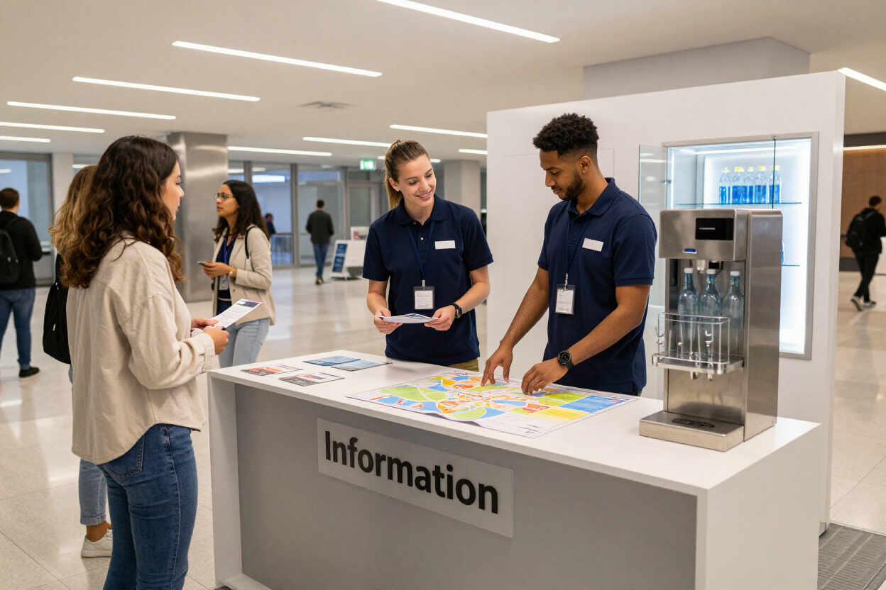 On-site services desk