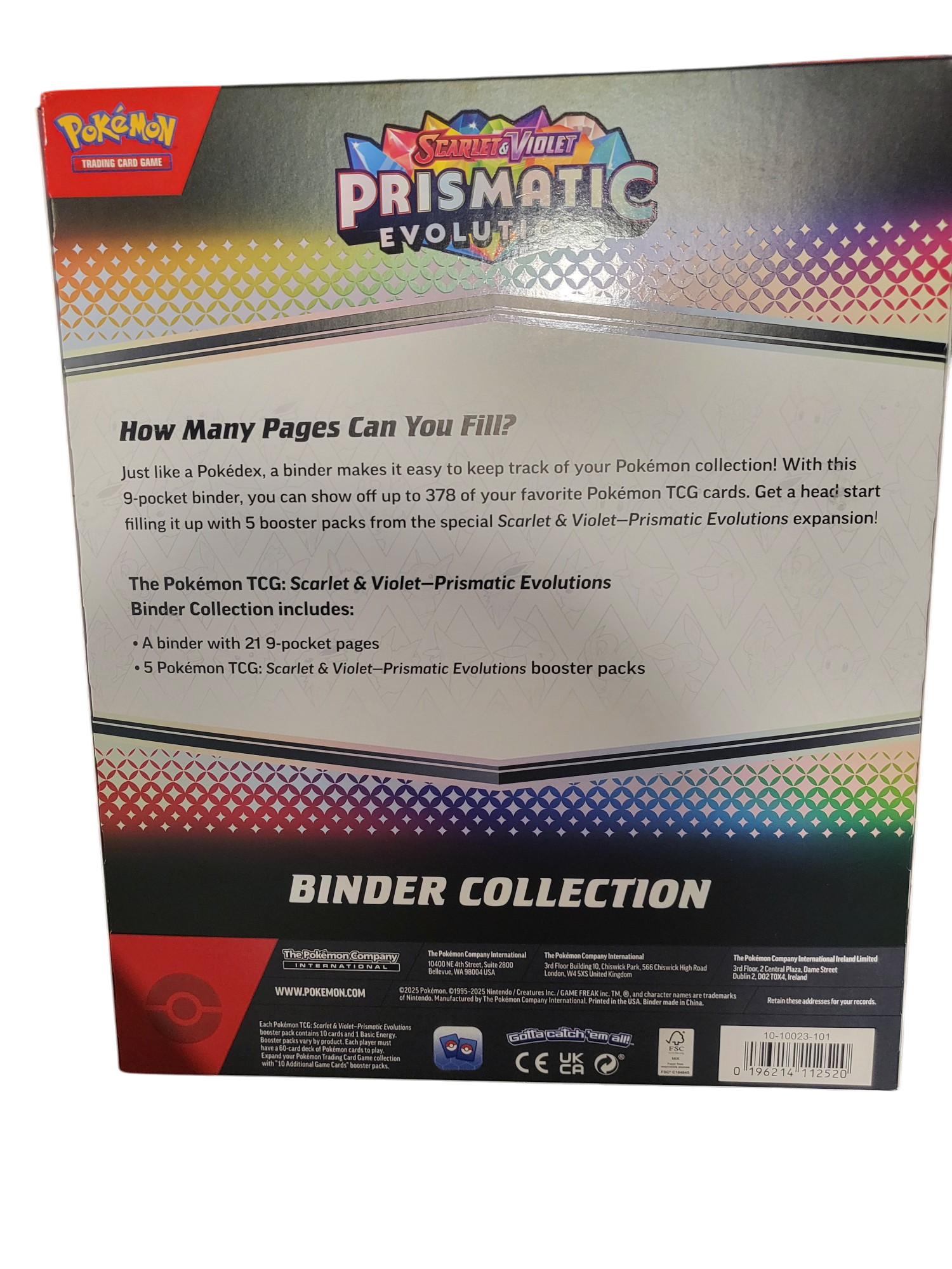 how many cards can the prismatic binder hold POKMON BUILD! Organizing My Evolutions Card Collection How many pages can you fill Pokemon Prismatic Evolutions - Binder