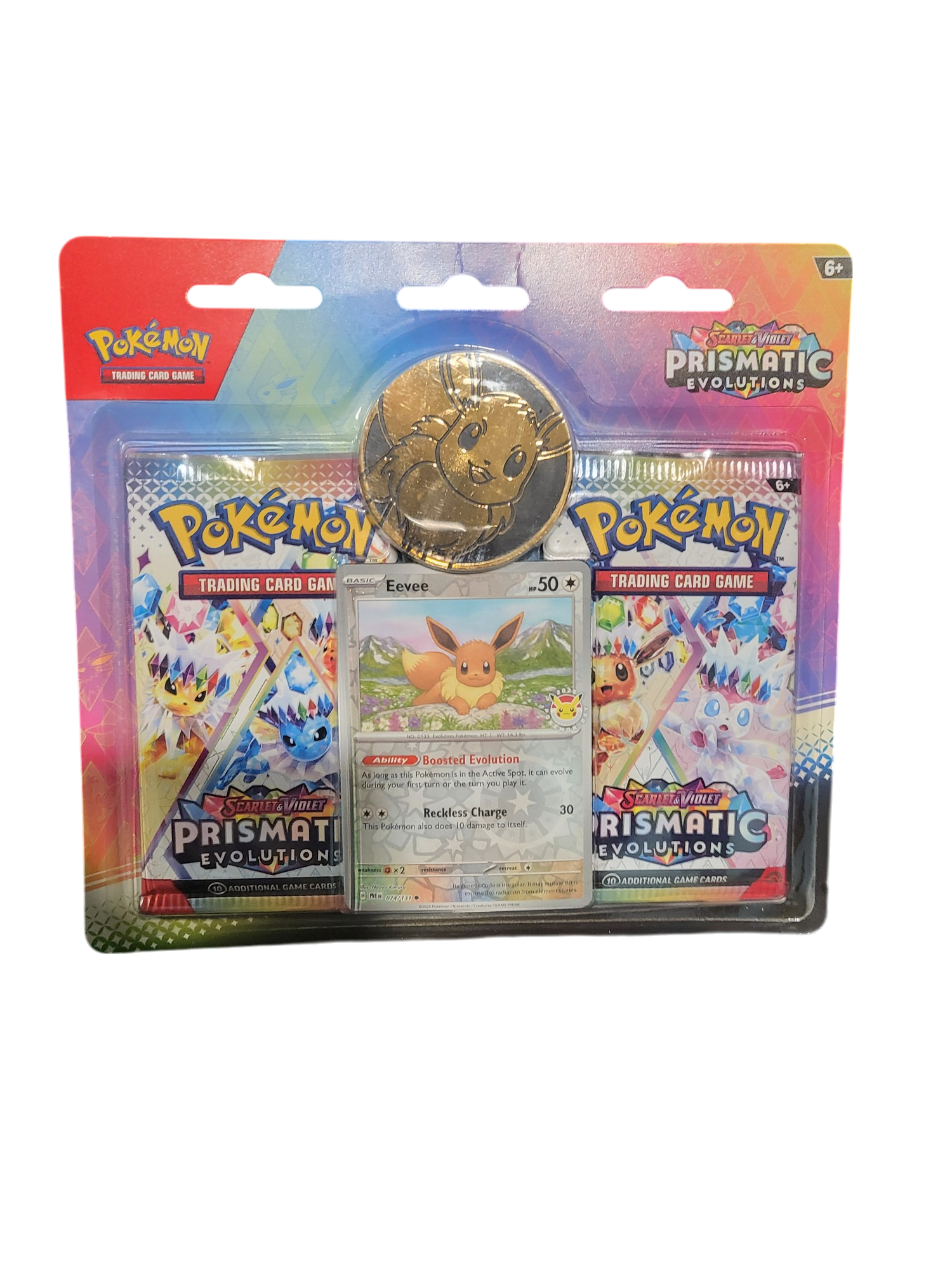 Pokémon TCG: Prismatic Evolutions 2-Pack Blister (Eevee Promo)