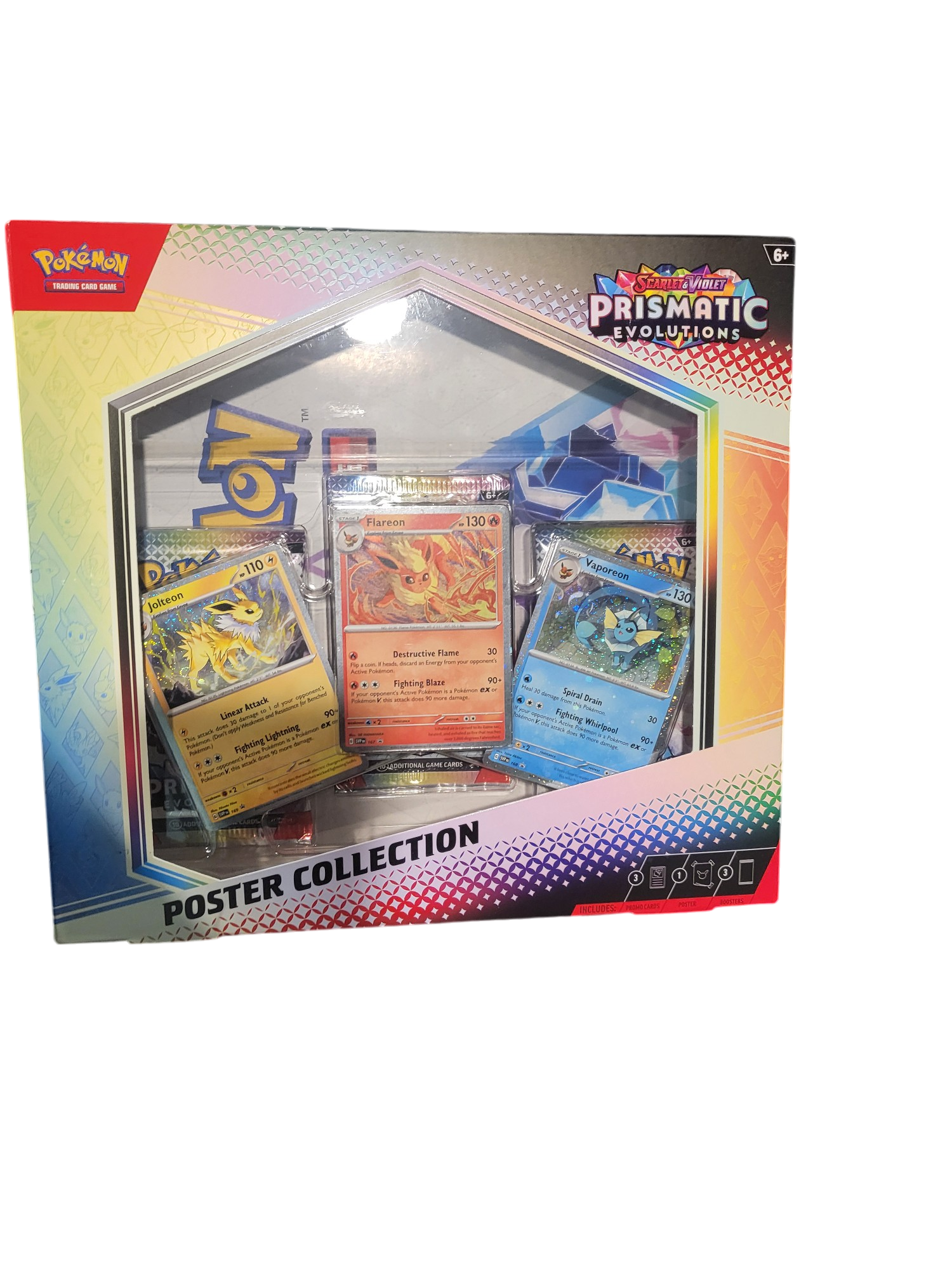 Pokémon TCG: Prismatic Evolutions Poster Collection Box