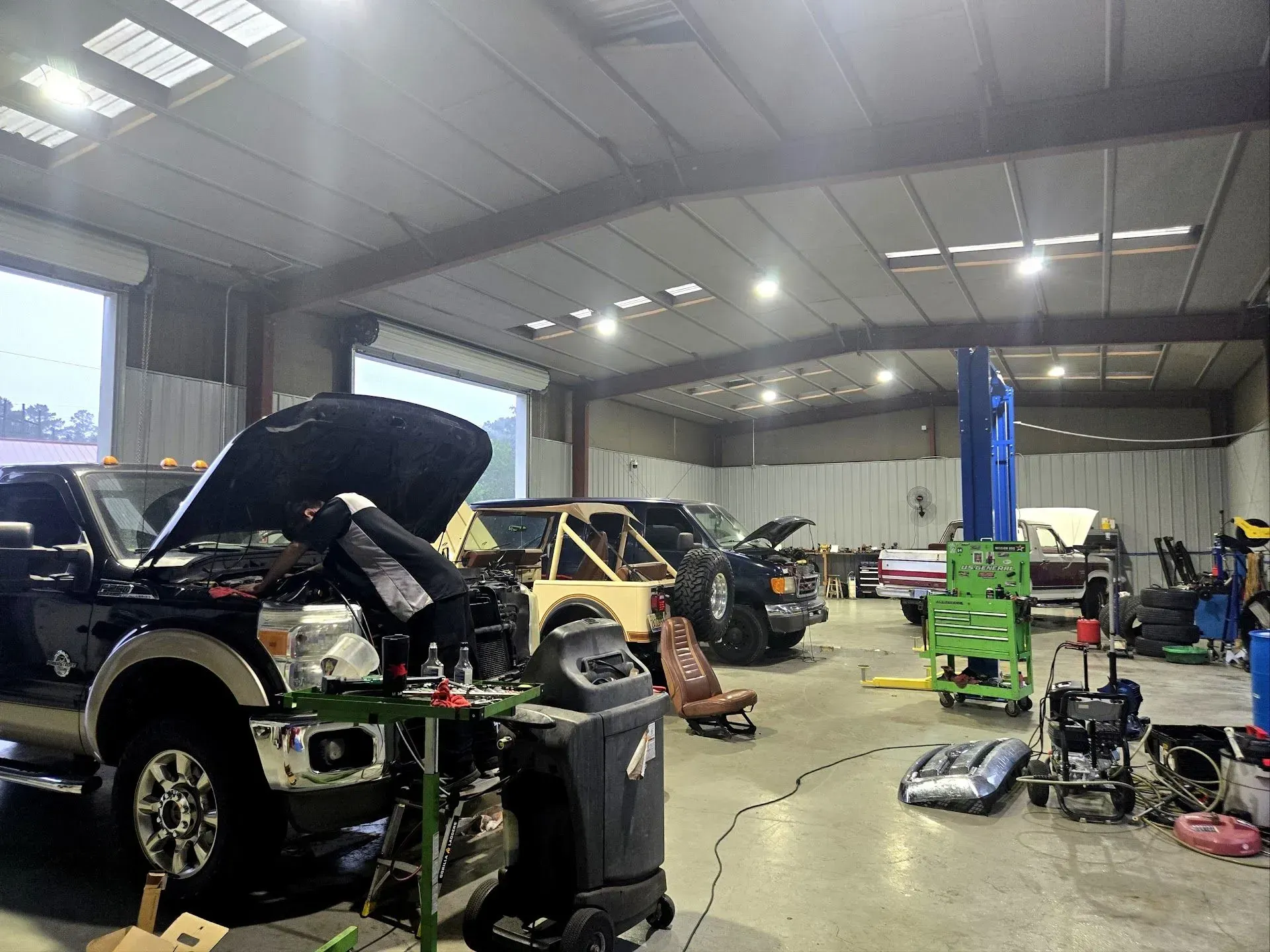 Shop Garage | Hutchins Auto Repair LLC