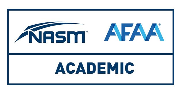 NASM and AFAA logos above the word 