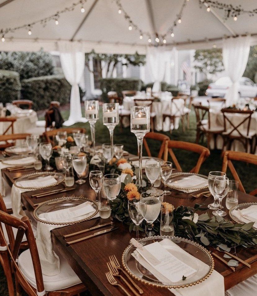 Stunning Outdoor Wedding with Luxurious Scrap-Inspired Decor