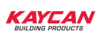 Logo for Kaycan Building Products, with red