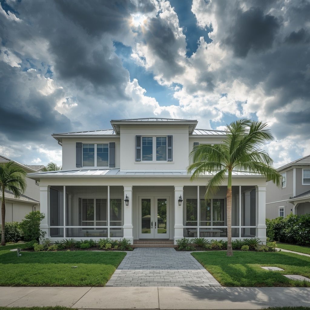 Aluminum home exterior designed to withstand Florida weather