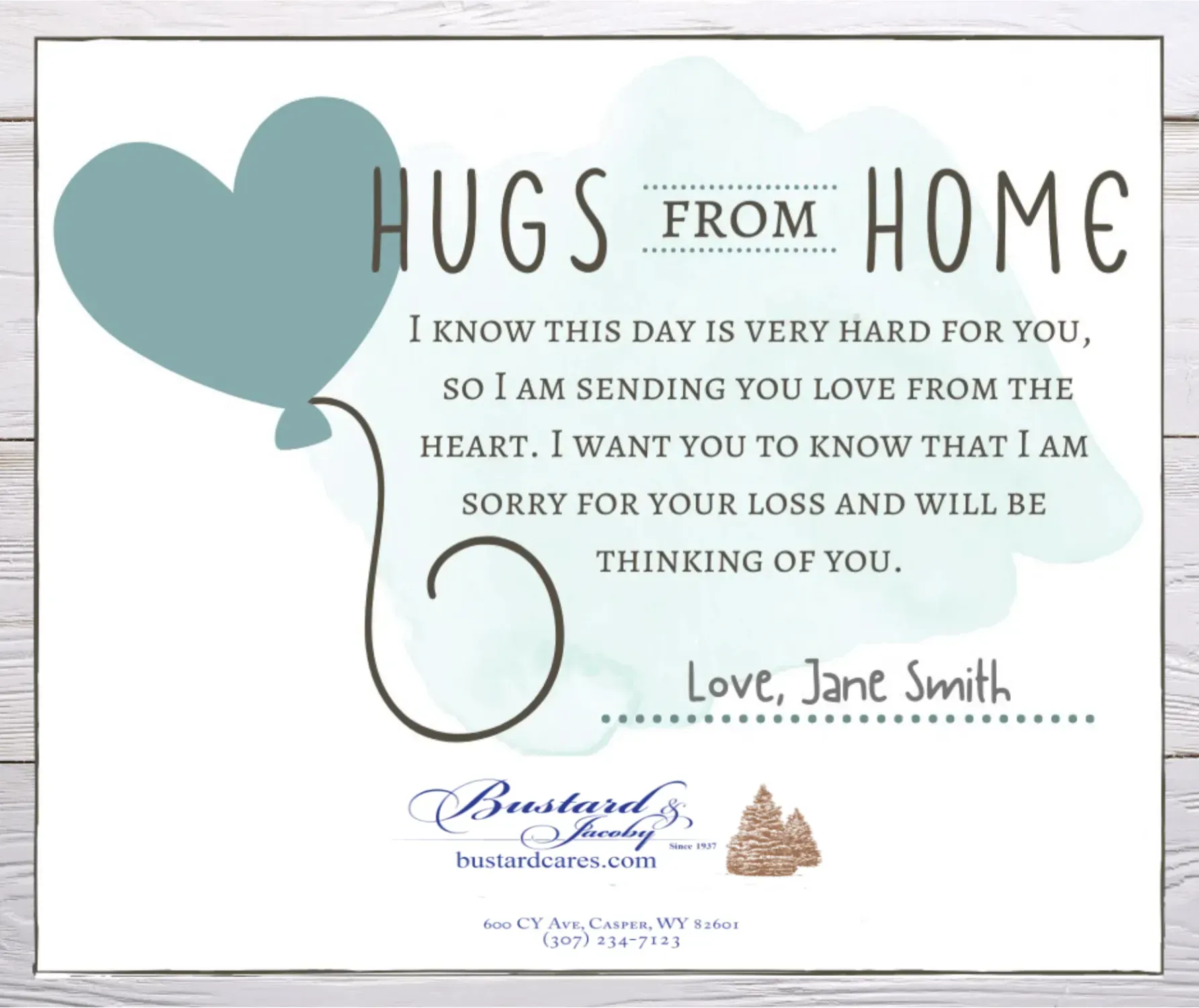 Hugs from Home