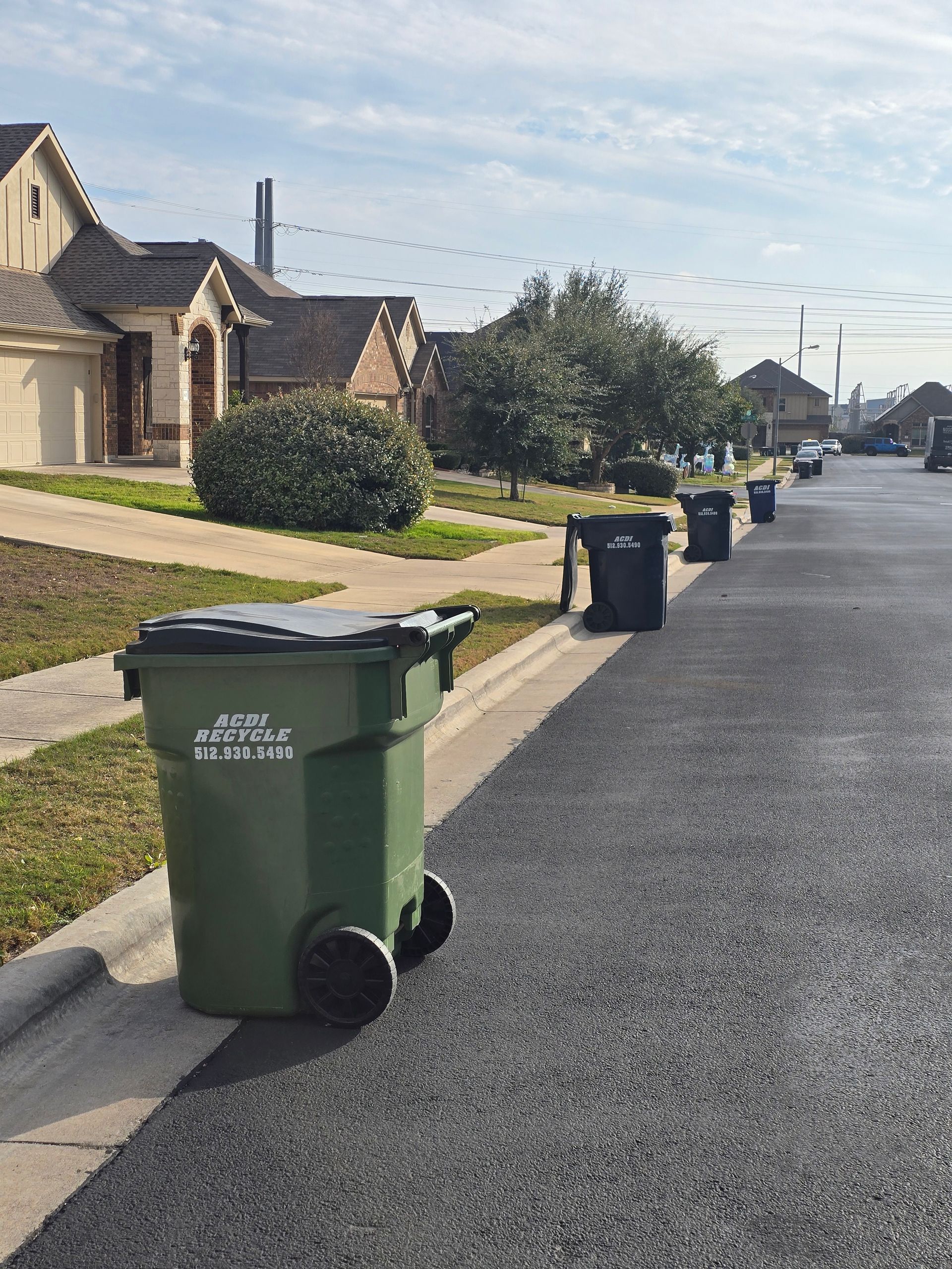 Texas Street with Bins