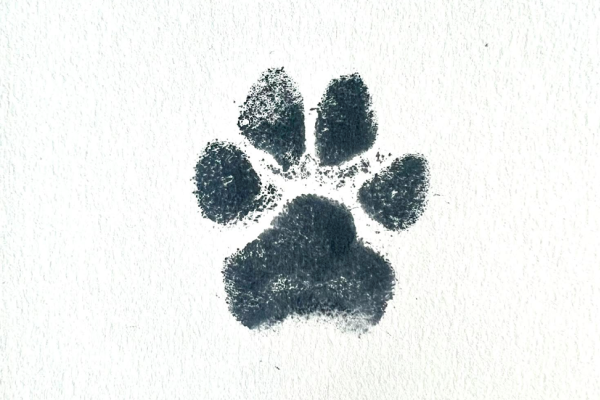 Ink Paw Print