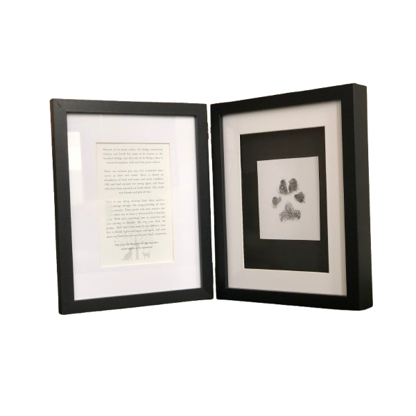 Shadowbox Ink Paw Print