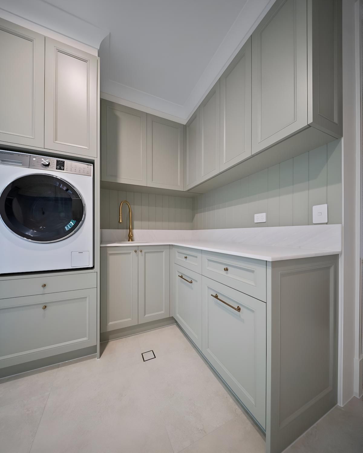 There is a Washer and Dryer in the Laundry Room — CK Cabinetry in Maroochydore, QLD