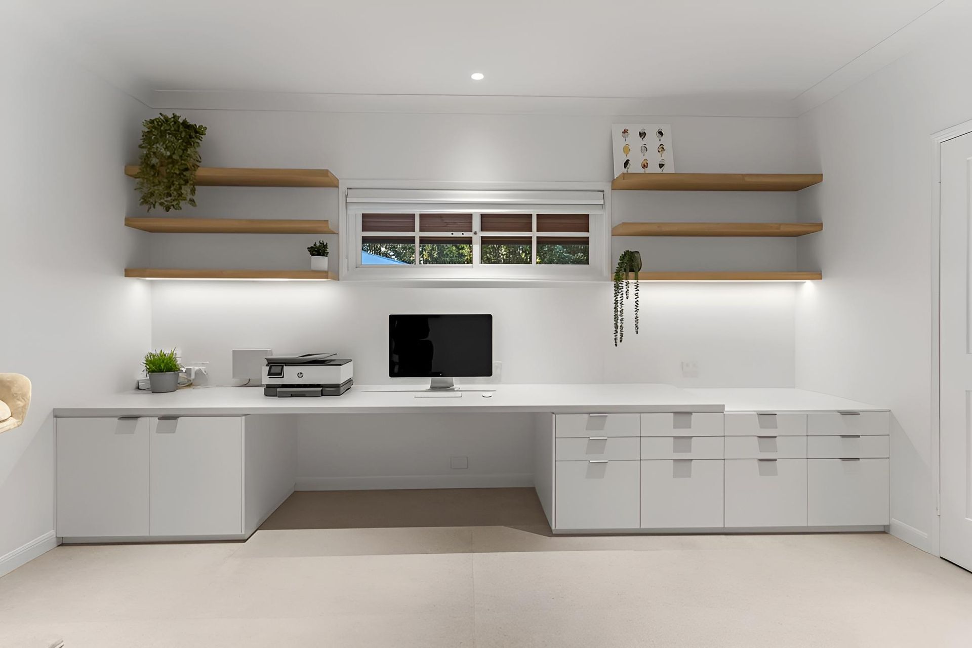 There is a Computer on the Desk in the Room — CK Cabinetry in Coolum Beach, QLD