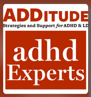 A logo for additive adhd experts strategies and support for adhd and ld