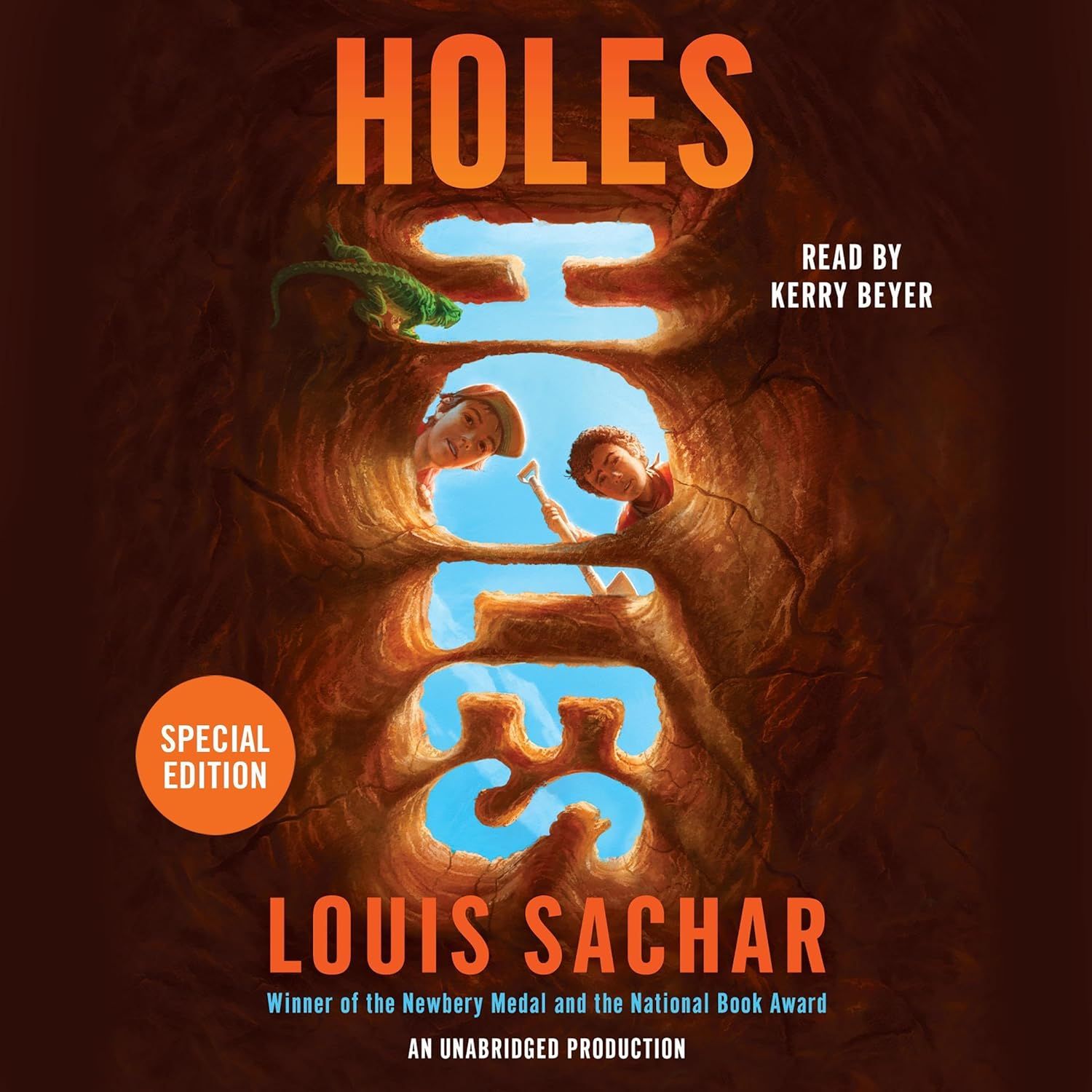 Holes by louis sachar is a special edition