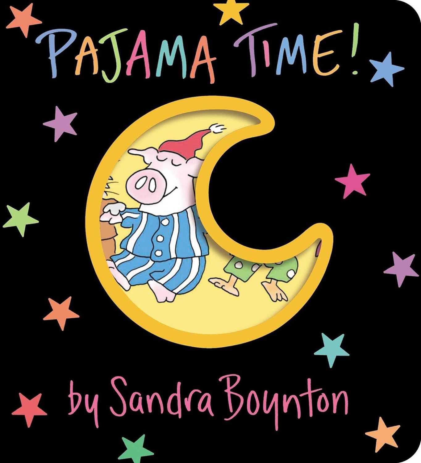 Pajama time by sandra boynton has a pig on the cover