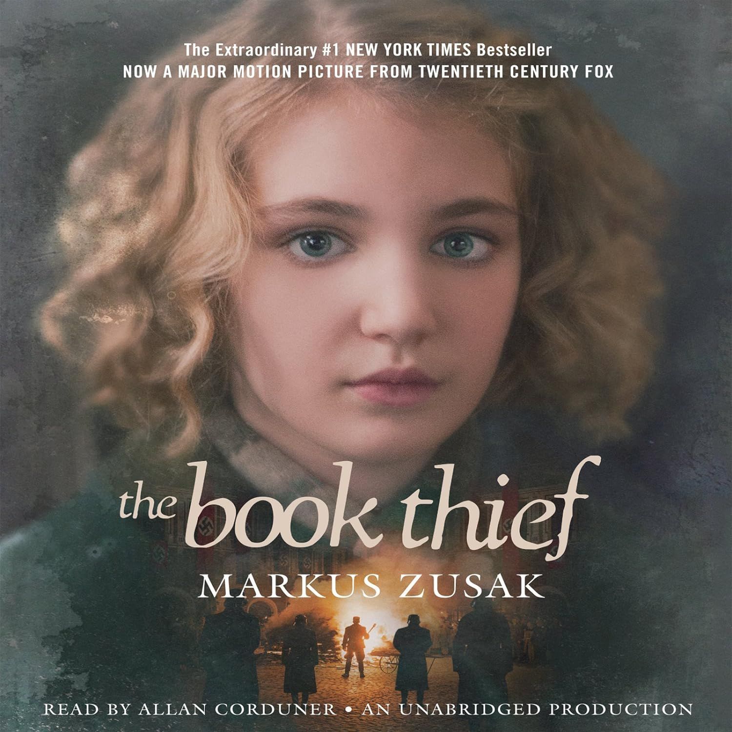 A book cover for the book thief by markus zusak
