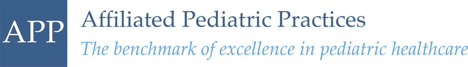 A logo for app affiliated pediatric practices