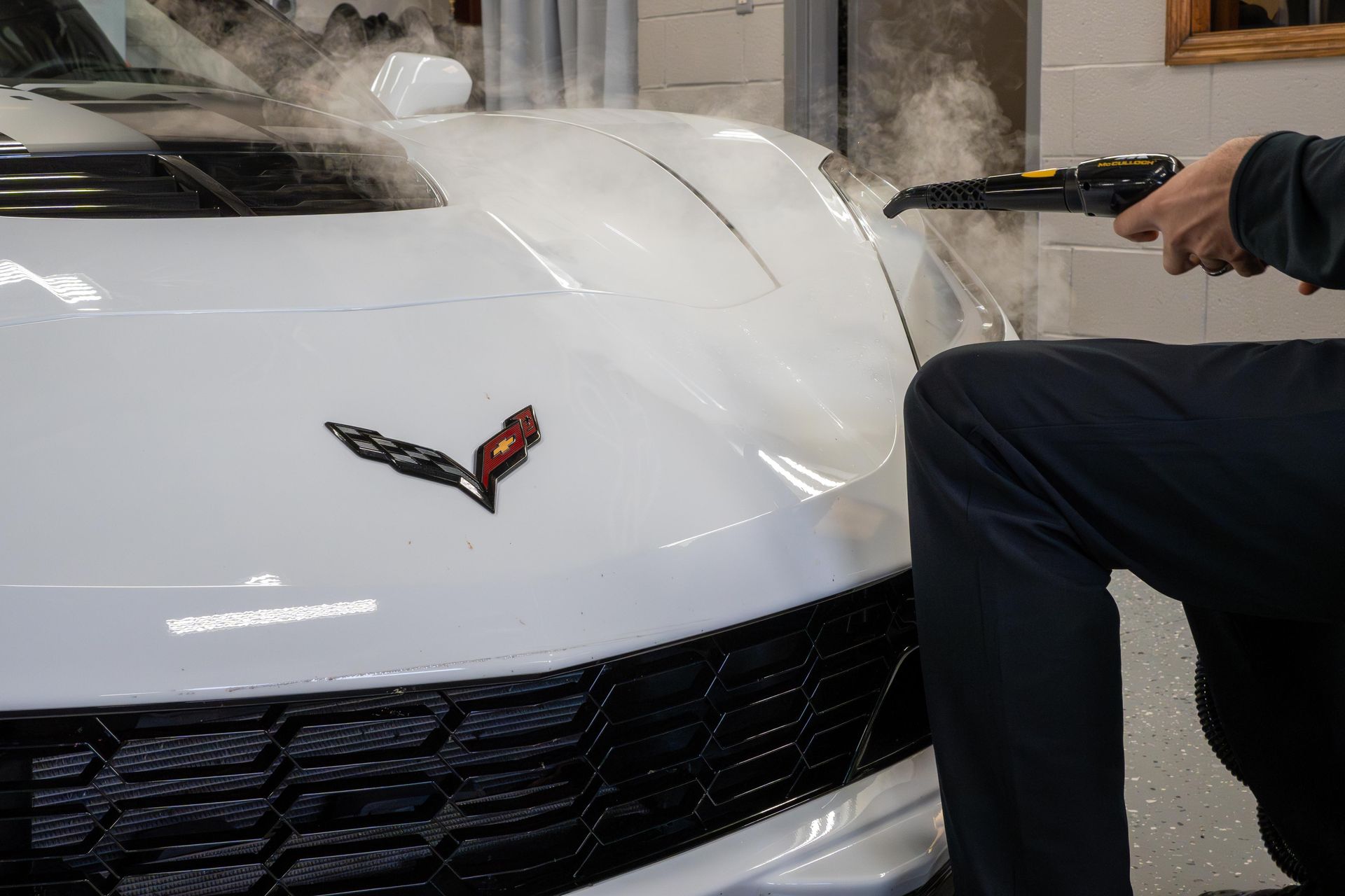 Detailing in sheboygan on corvette