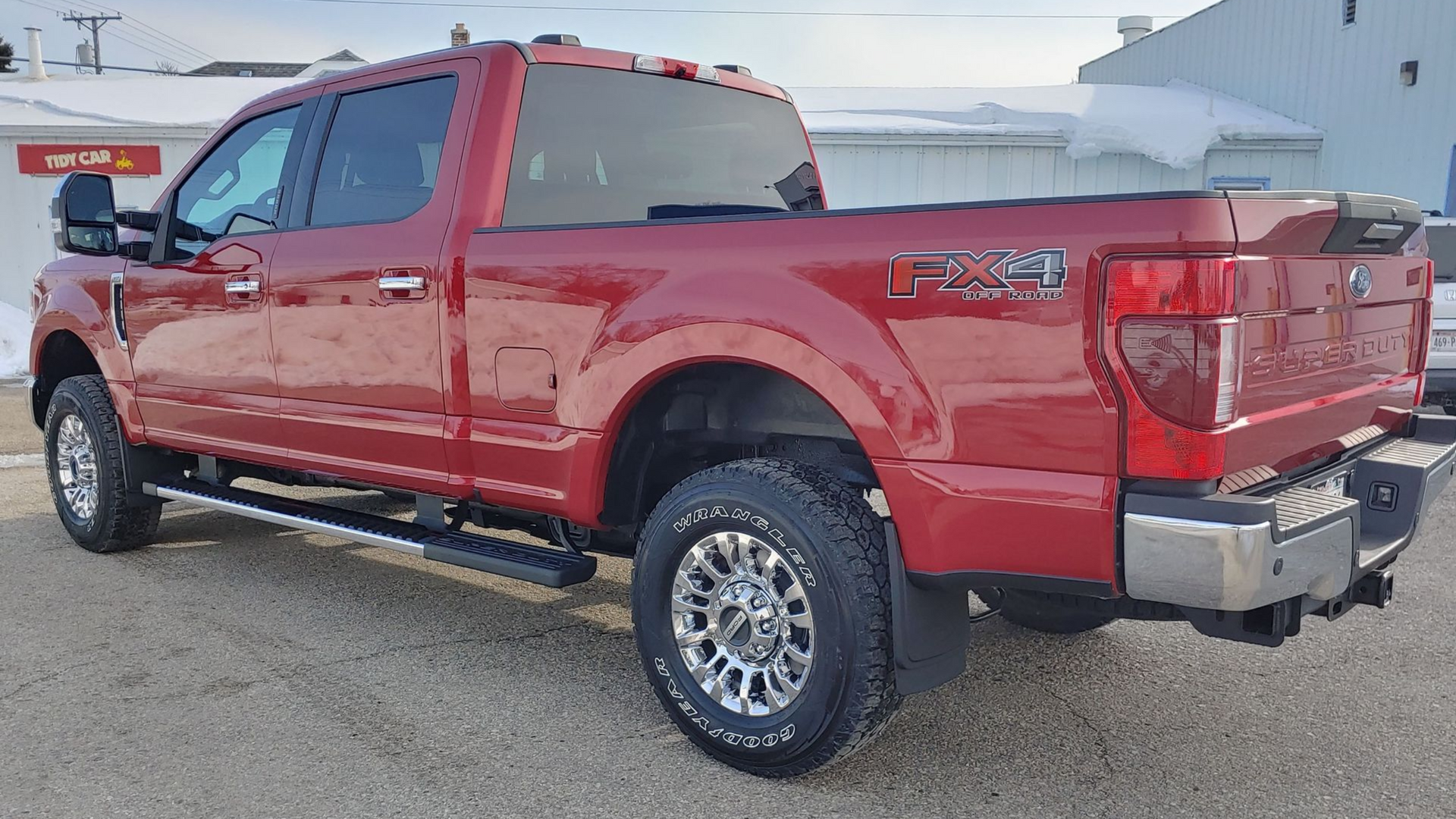 Ceramic coated truck ready for Wisconsin winter at Tidy Car in Sheboygan