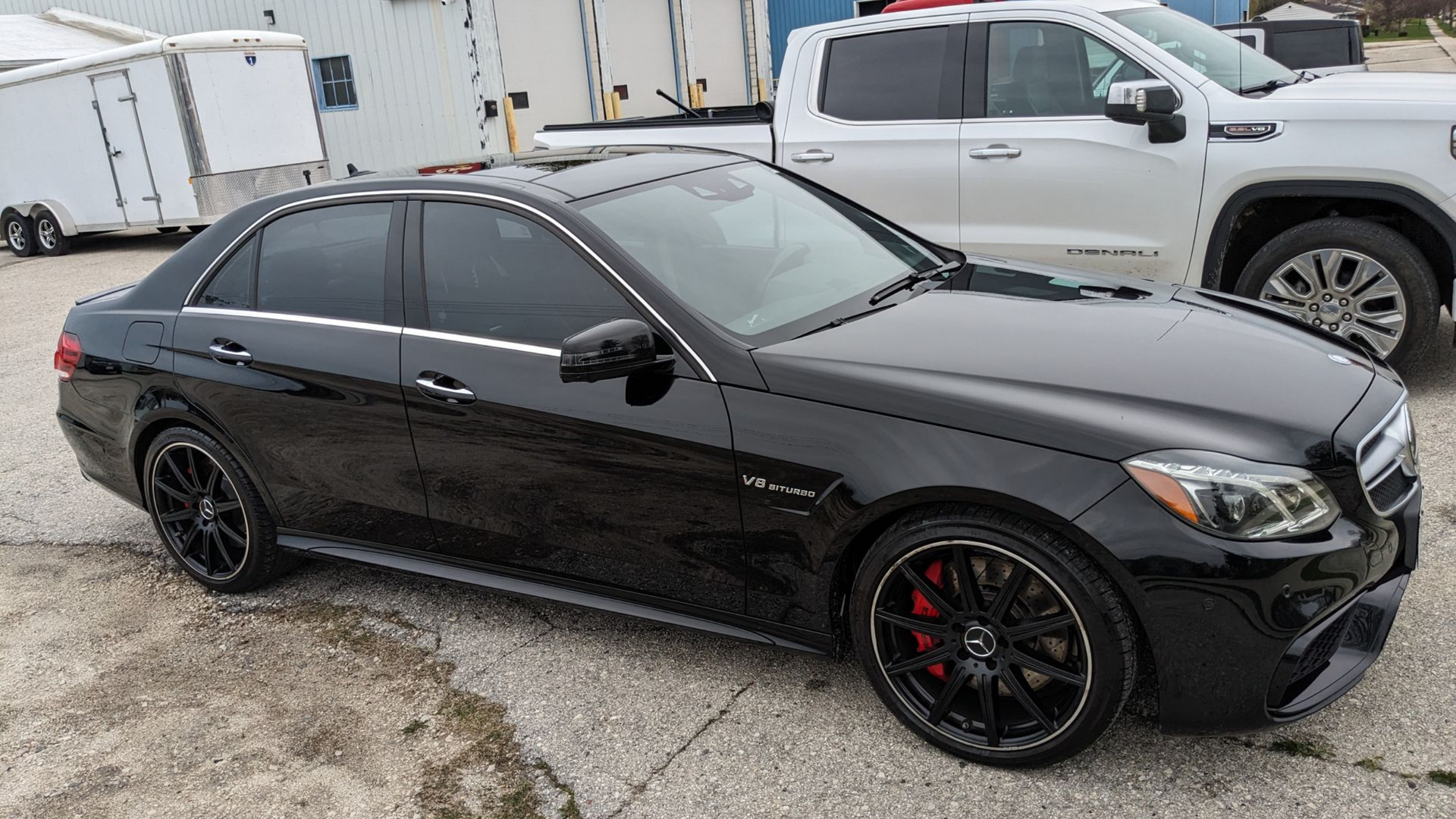 Finished ceramic coating on a vehicle at Tidy Car in Sheboygan, Wisconsin
