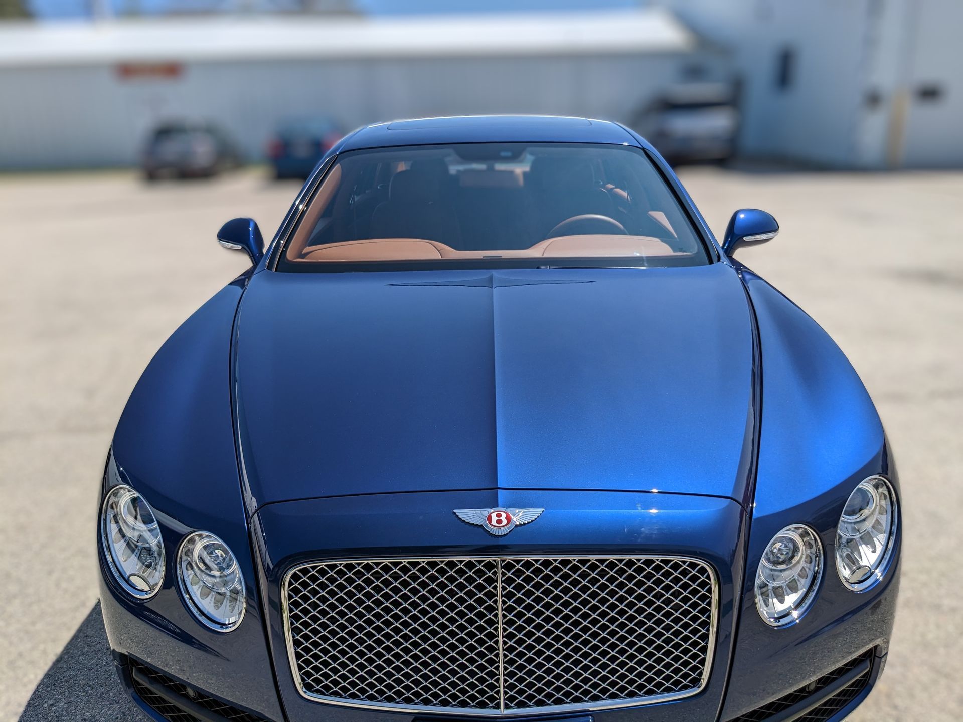 Exterior detail with a sealed, glossy hood at Tidy Car in Sheboygan