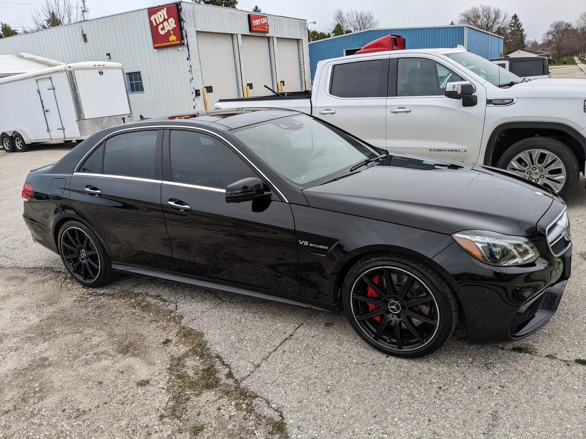 Ceramic-coated vehicle finish at Tidy Car in Sheboygan, Wisconsin