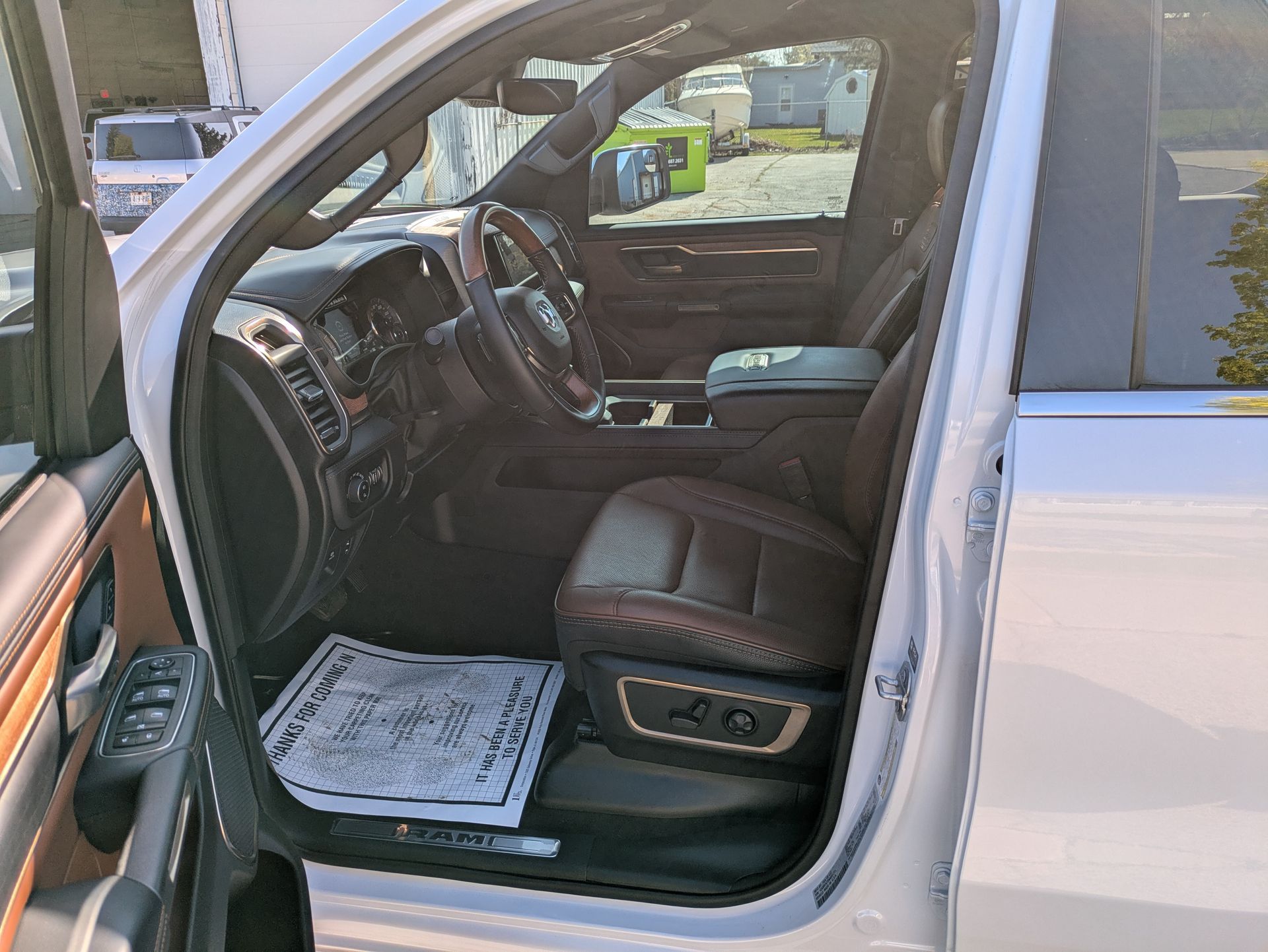 Interior detailing on a vehicle cabin at Tidy Car in Sheboygan, Wisconsin