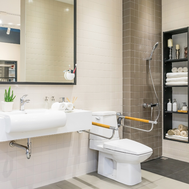 underfloor heating for a level access bathroom