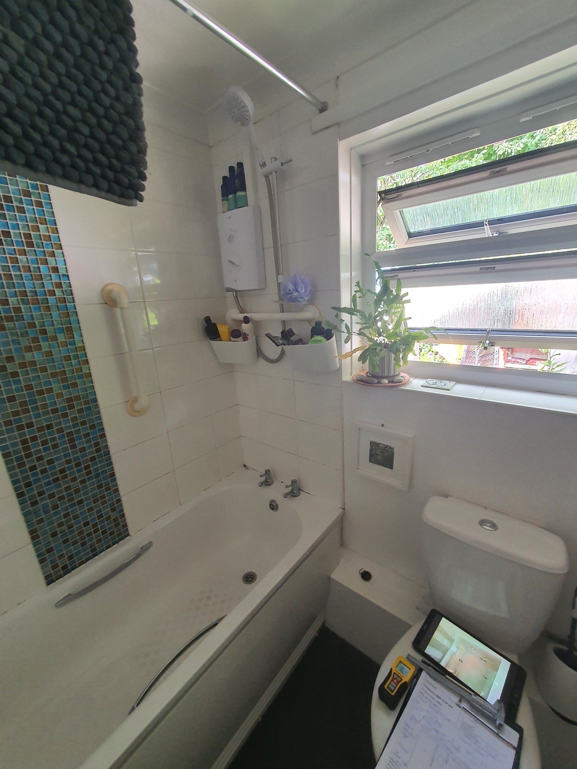 before accessible bathroom installation