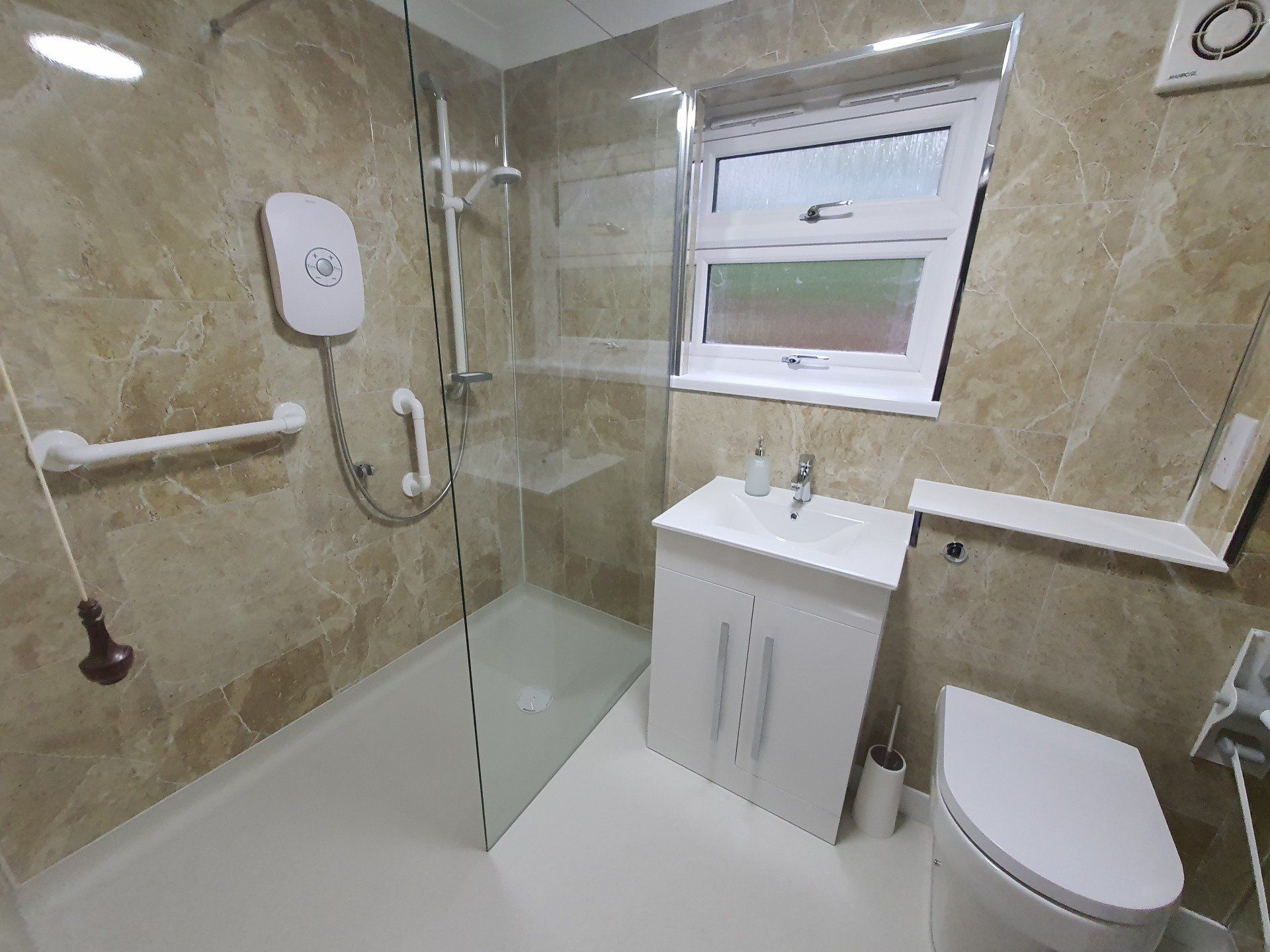 after mobility bathroom installation