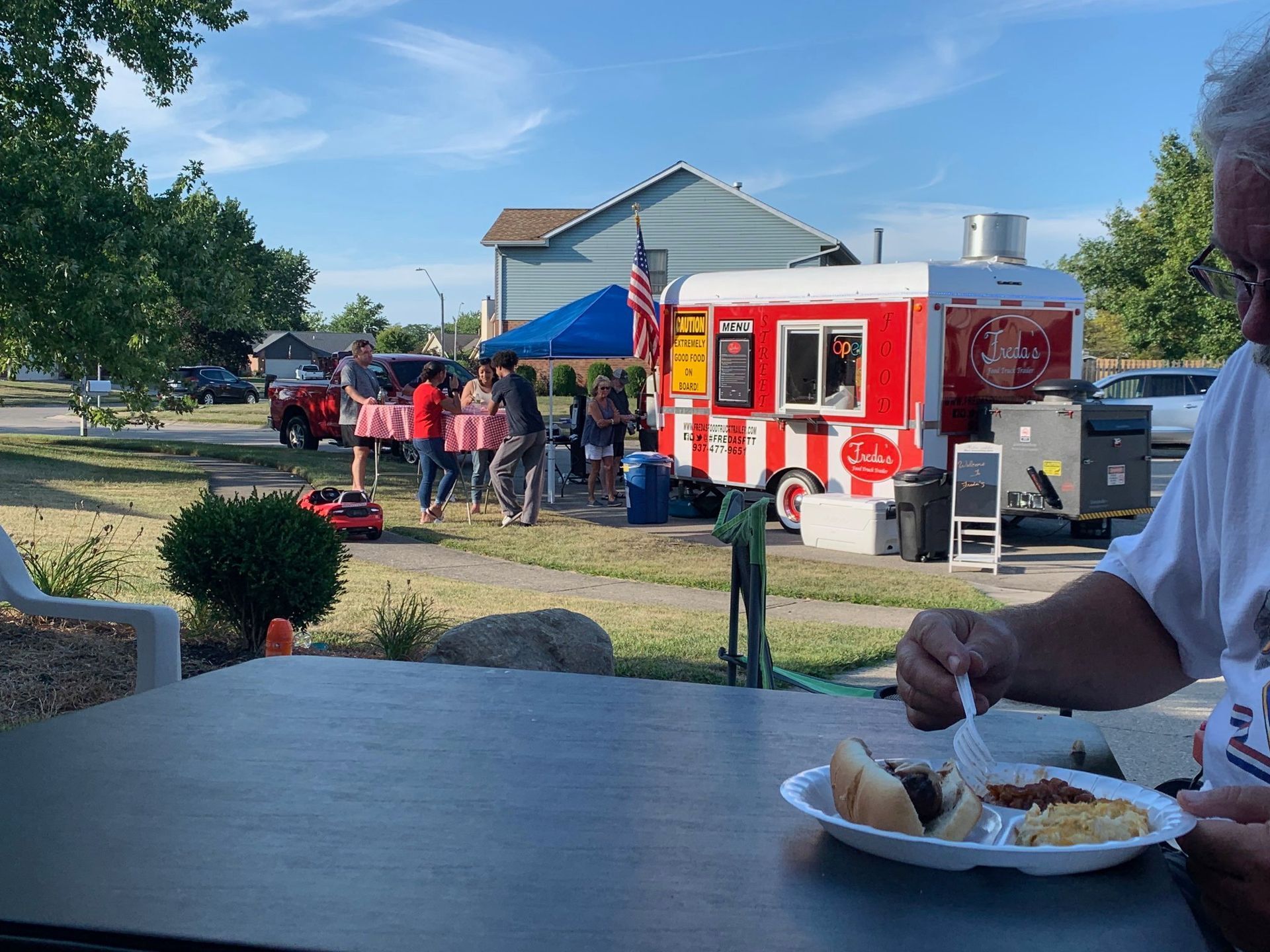 Freda's food truck trailer