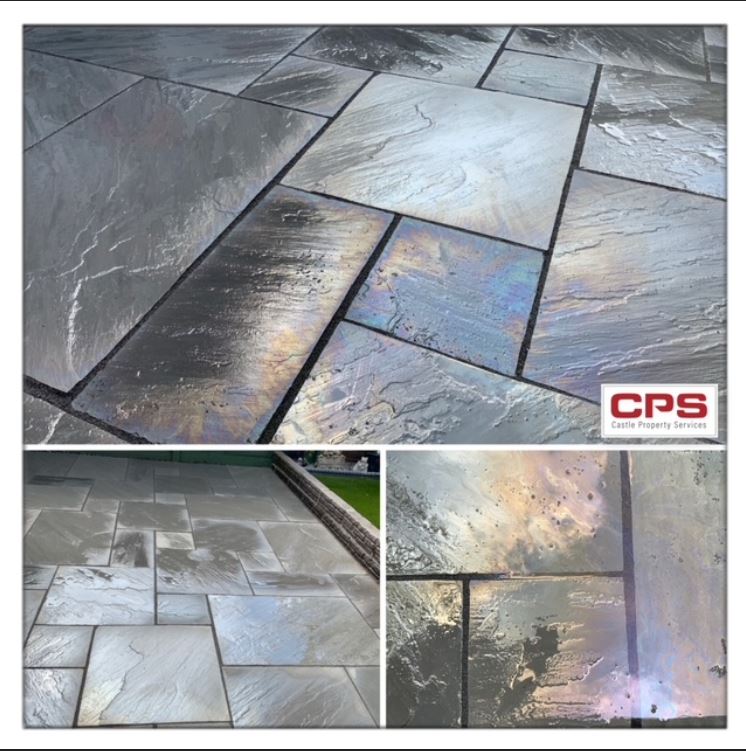 different patio after construction
