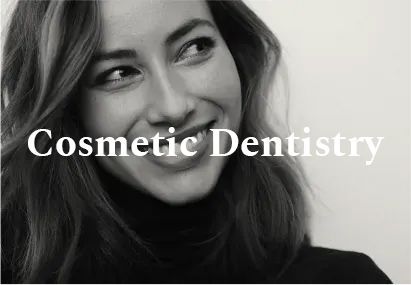 Woman smiling, with 