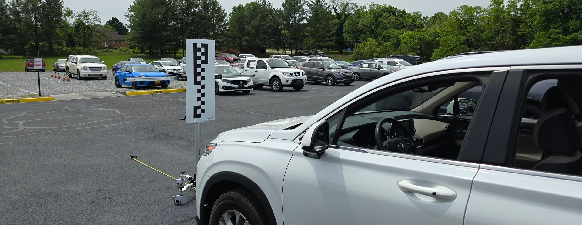 Windshield calibration near Salem, VA