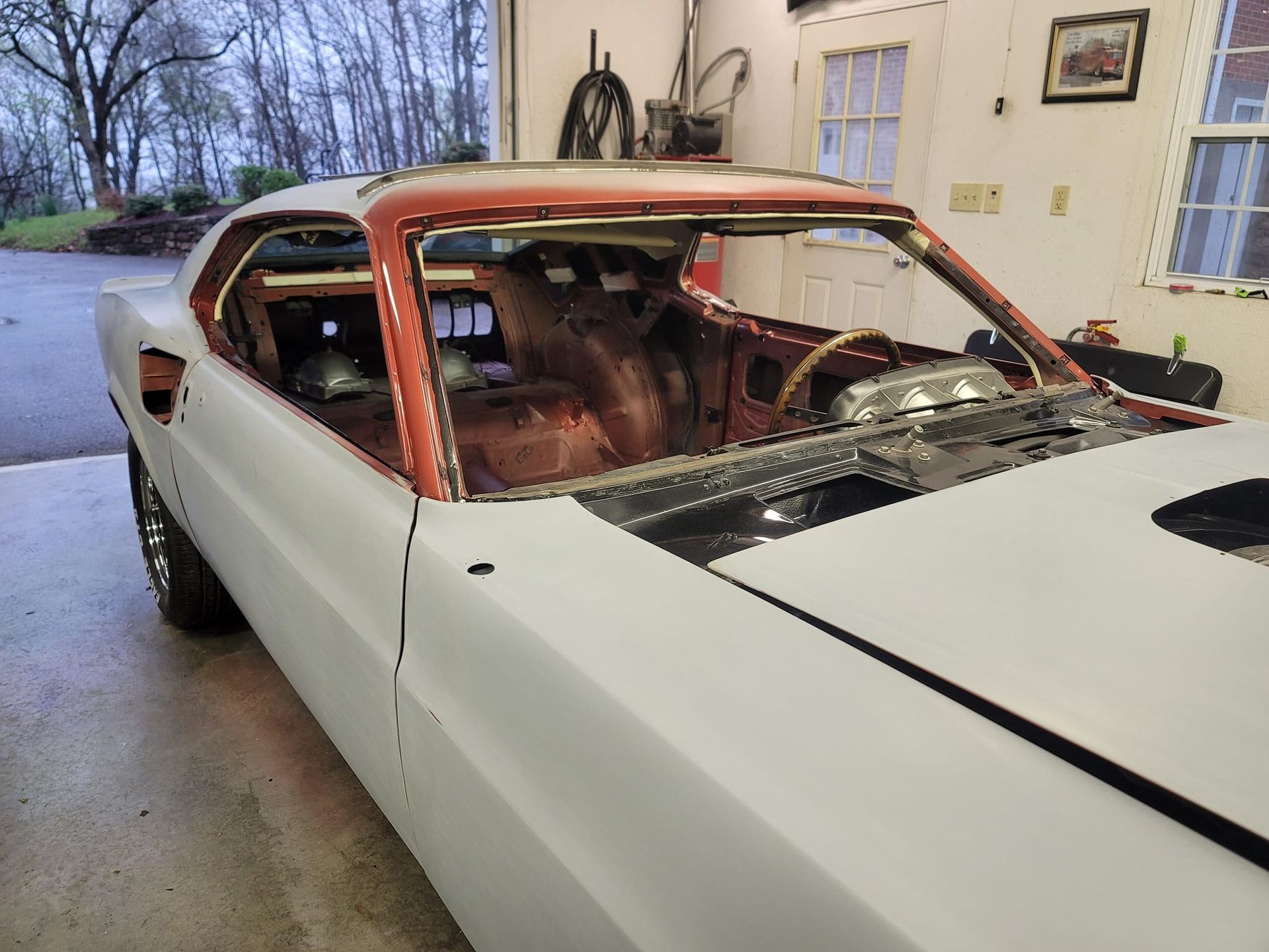 Before custom cut windshield for classic car in Roanoke, VA