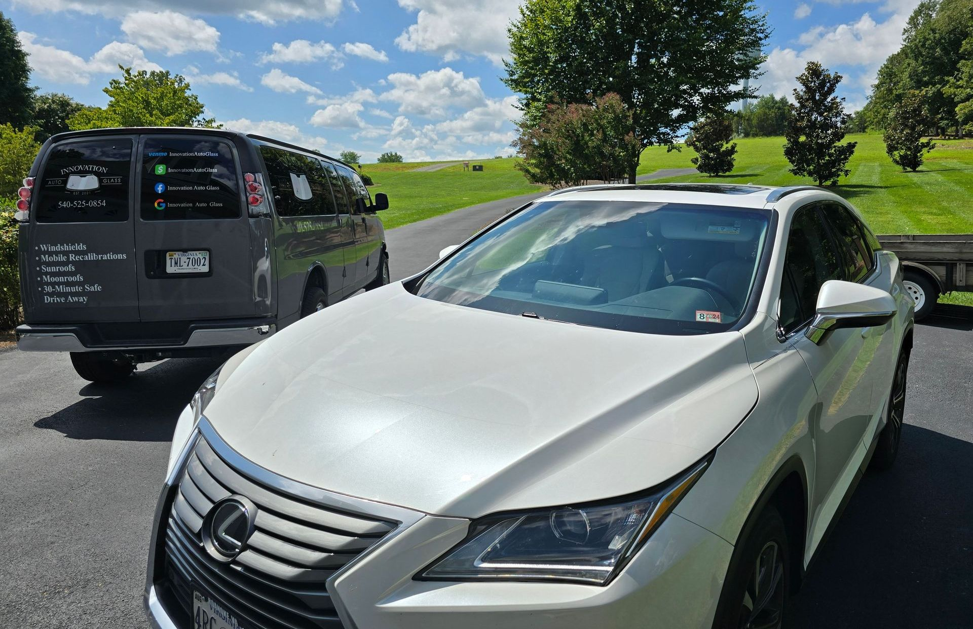 Windshield installation near Roanoke, VA